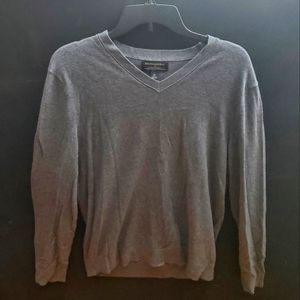 Mens banana republic V neck long sleeve shirt sz M